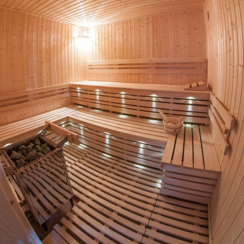 You can choose to spend a time in Finish sauna